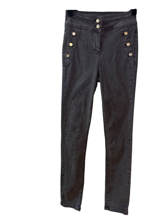 Karen Millen Grey Skinny Jeans - Size - S - Preloved