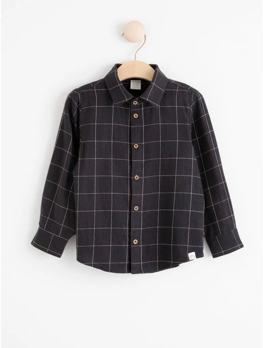 Lindex Boys Check Shirt - Age 3/4  - New tags