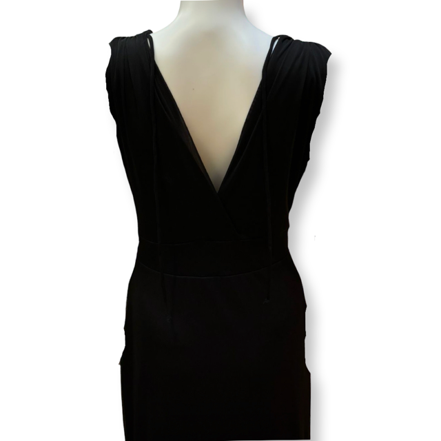 Little Mistress Black Maxi Dress - Size 8