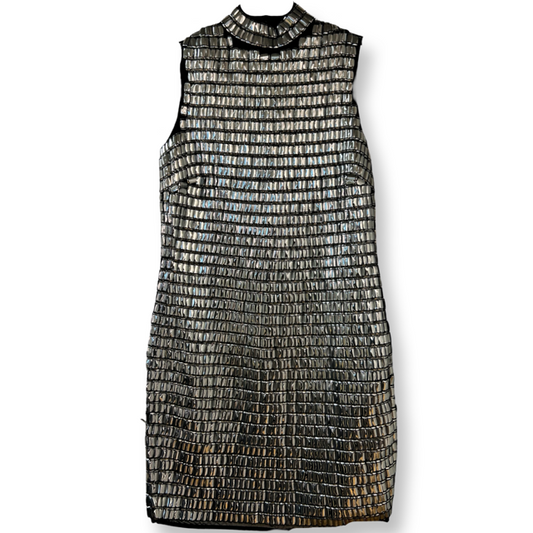 Rochelle Humes Silver Embellished Sleeveless Dress - Size - 12 - New tags