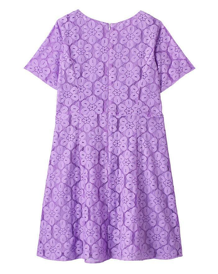 Simply Be Lilac Skater Dress Size 14