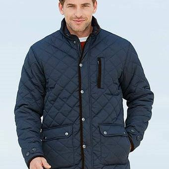 Southbay Quilted Jacket Unisex Navy - New