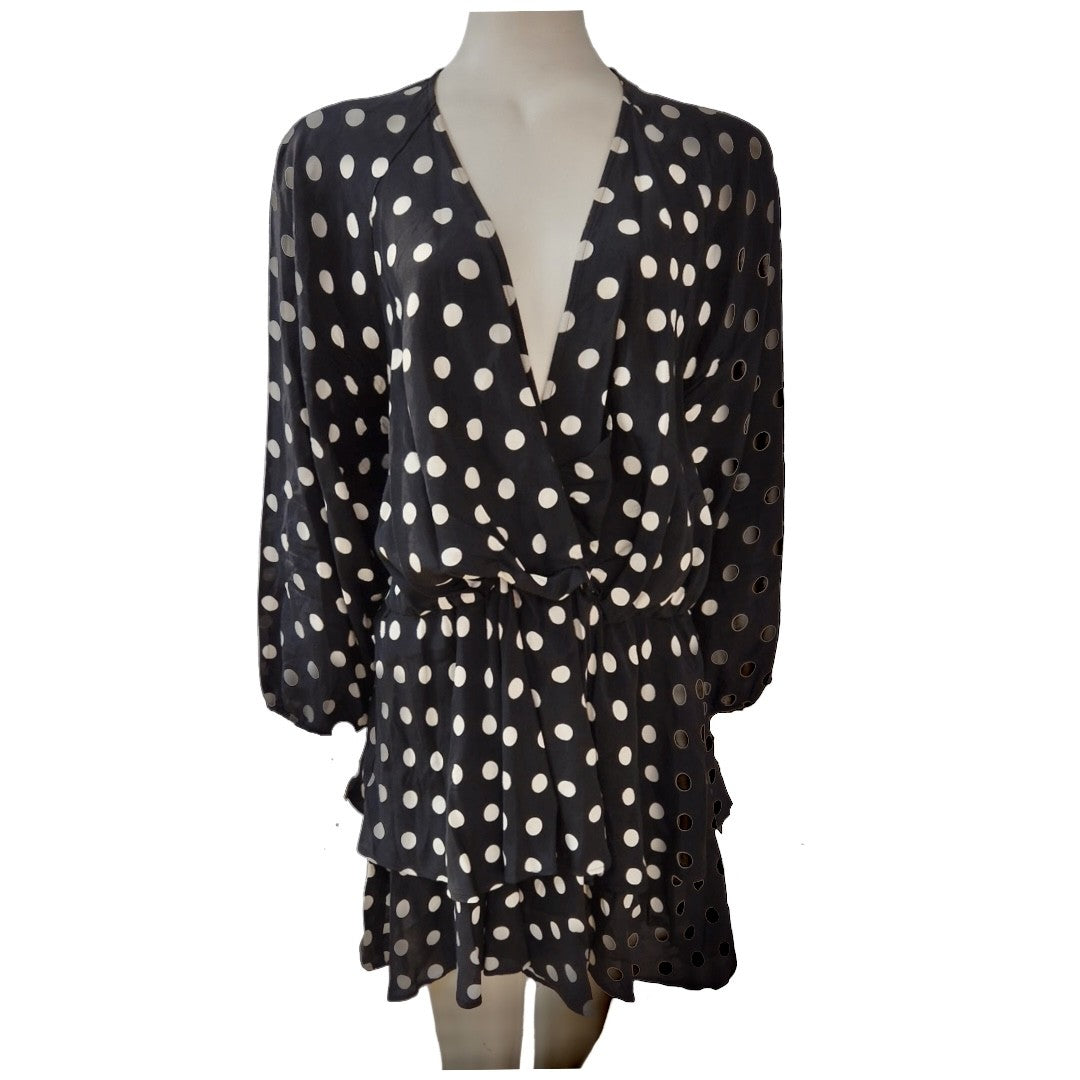 Zara Polka Dot Dress - Size - 16 - Preloved